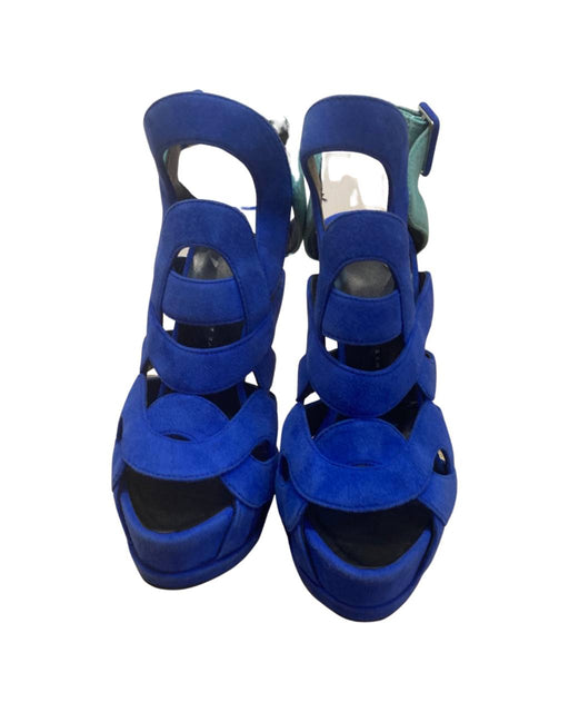 Giuseppe Zanotti Mavi Kadın Topuklu Ayakkabı 38.5 - Givin