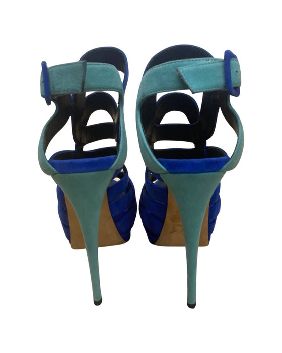 Giuseppe Zanotti Mavi Kadın Topuklu Ayakkabı 38.5 - Givin