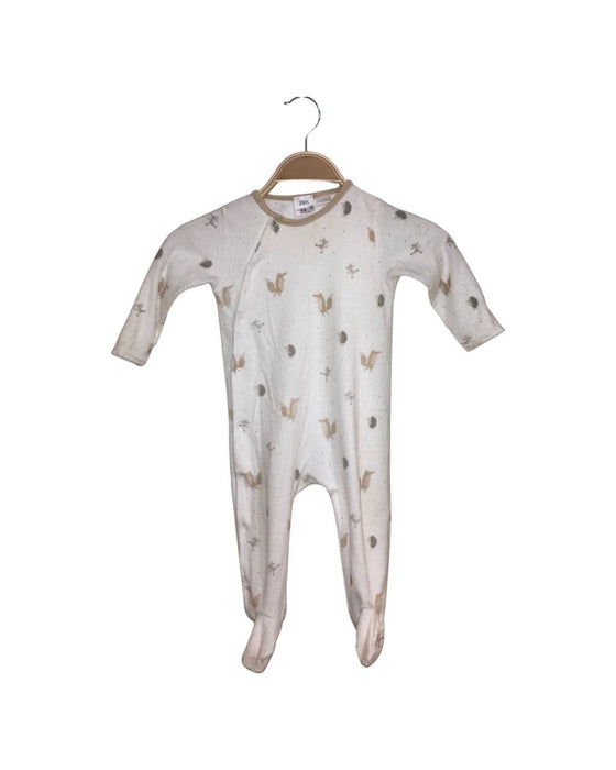 Zara Beyaz Bebek Tulum 9-12 Ay - Givin