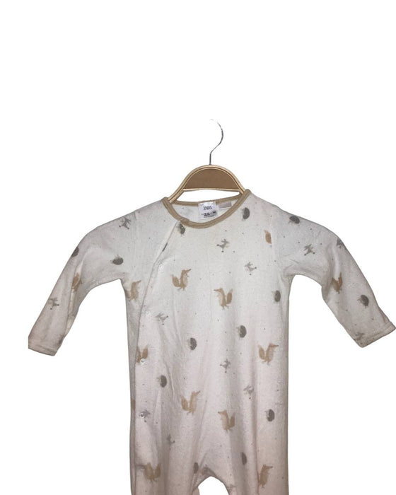 Zara Beyaz Bebek Tulum 9-12 Ay - Givin