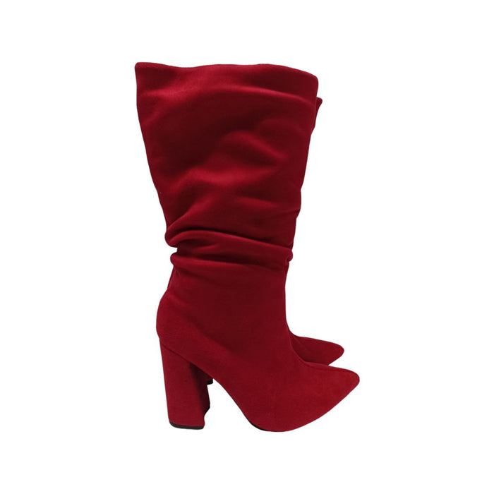 Kırmızı Kadın Çizme 39
