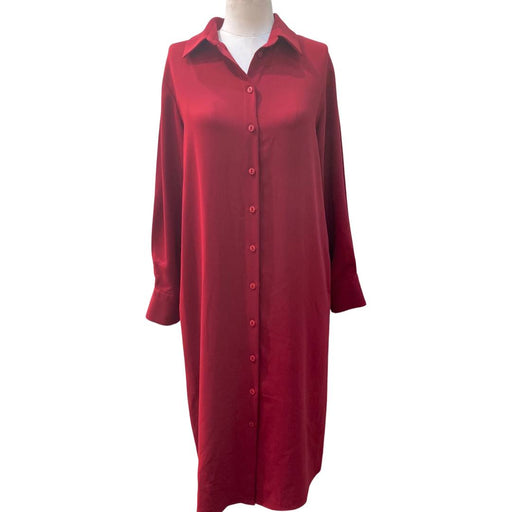 Two More-Kırmızı-Kadın-Elbise-M - Givin