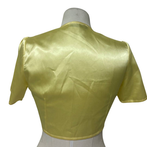 J by Jessica Kovacs Sarı Kadın Crop Top S - Givin