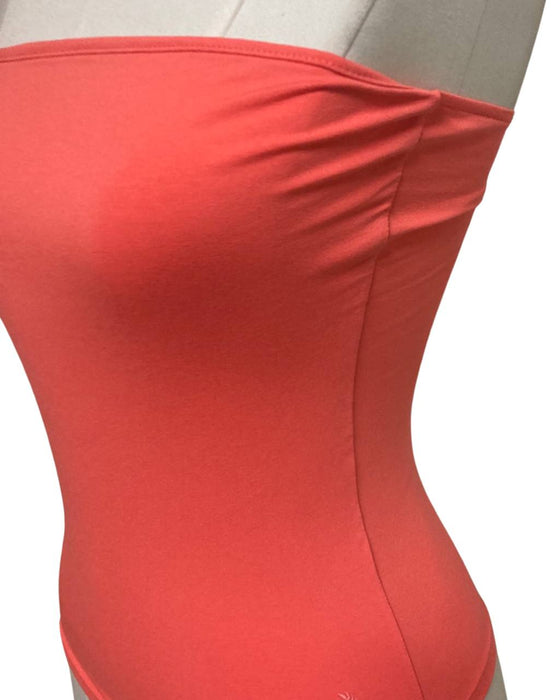 Network Turuncu Kadın Straplez Bluz M - Givin