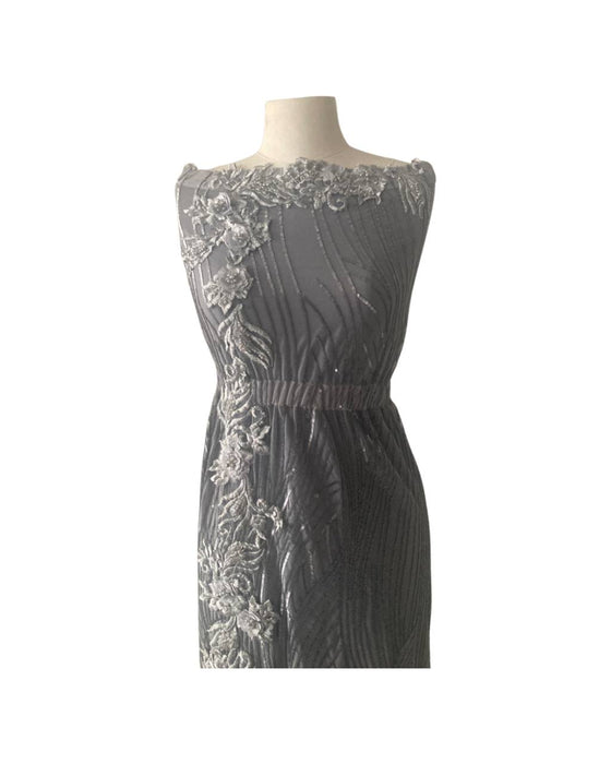 Özlem Süer Gri Kadın Elbise S - Givin